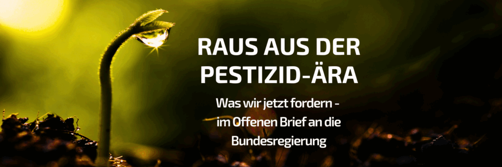 Vorschaubild für "Breites Bündnis fordert im Offenen Brief: Raus aus der Pestizid-Ära "